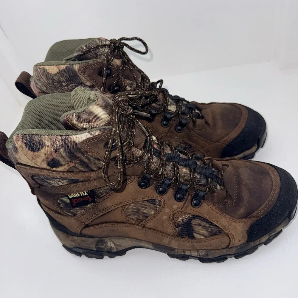 Cabela's Gore-Tex Scent-Lok Men's Hunting Boots 11 M Realtree Camo Waterproof